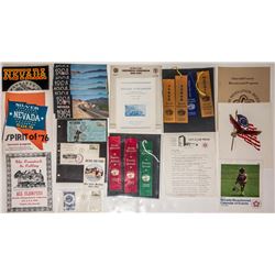 Nevada Centennial Ephemera