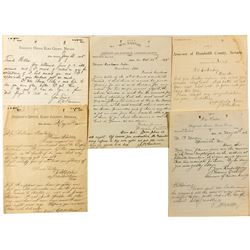 Nevada Sheriff Letters w/ Great Contents