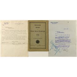 State Bank Examiner Ephemera