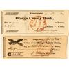 Image 1 : Two Checks Signed by American Author James Fenimore Cooper