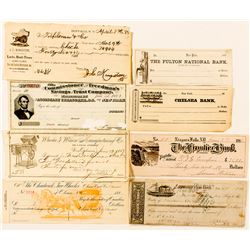 New York Checks w/ Interesting Vignettes