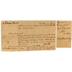 Very Early New York Supreme Court Document