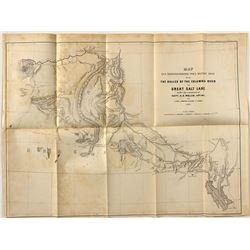 Map of a Reconnaissance for a Military Road