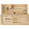 Image 1 : Two Early Singer Sewing Machine Checks