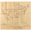Image 1 : Diagram of the Transcontinental Lines of Road