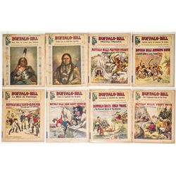 Eight French Buffalo Bill Comics