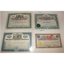 Breckenridge Stock Certificate Grouping
