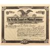 Image 1 : Arvilla Tunnel and Mining Company Stock Certificate