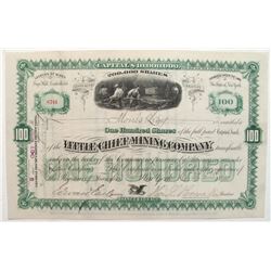 Little Chief Mining Company Stock Certificate