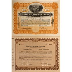 Dolores County Stock Certificates
