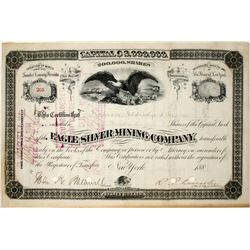 Eagle Silver Mining Company Stock Certificate