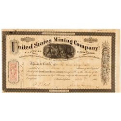 United States Mining Co. Stock Certificate