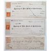 Image 1 : 3 Virginia City mill checks with Mackay/Fair signatures