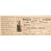 Image 1 : Crosby Stock Certificate - Virginia City, NV