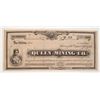 Image 1 : Queen Mining Company (G. T. Brown) Stock Certificate