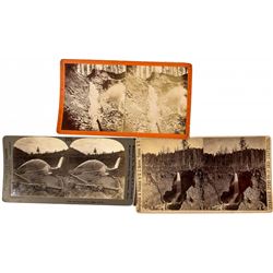3 Hydraulic Mining Stereoviews