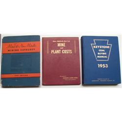 Three Mining Supply Catalogs