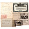 Image 1 : 11 Tonopah and Goldfield Railroad pieces: photograph, freight bills, tickets, correspondance