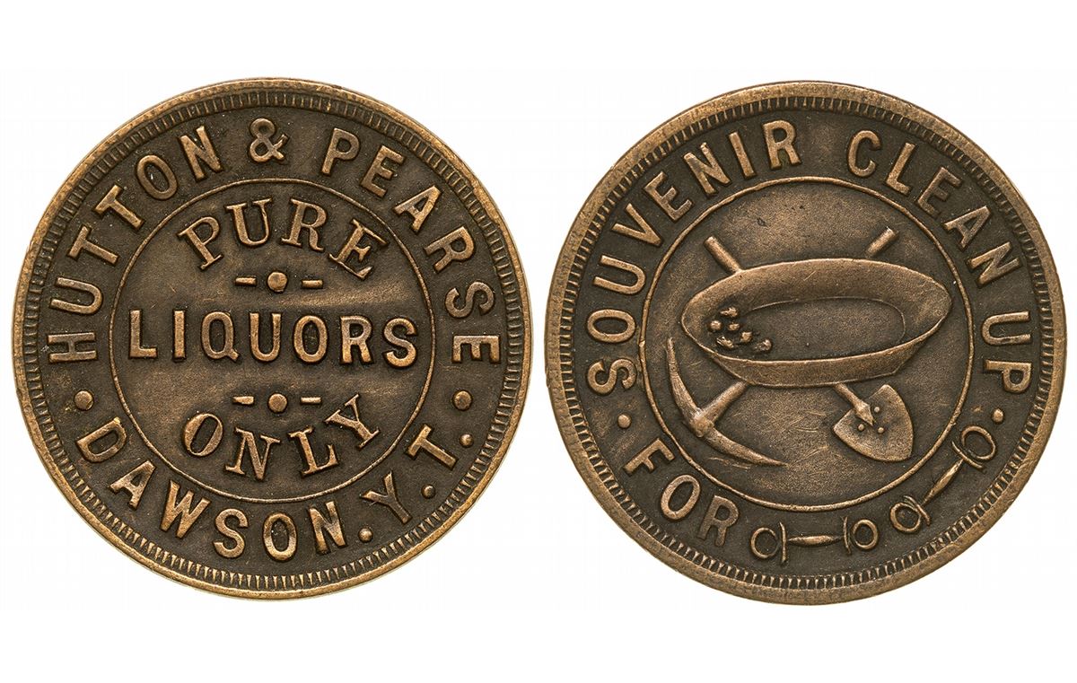 Pictorial Dawson Liquor Token