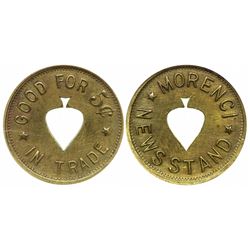 Morenci News Stand Token