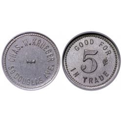 Chas. W. Krueger Token