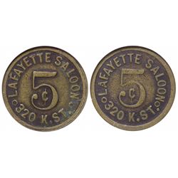 Lafayette Saloon Token