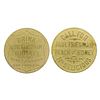 Image 1 : Paul Friedman's Peach and Honey Cunningham Whiskey Celluloid Token