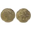 Image 1 : Brass $5.00 California Counter: AU 55