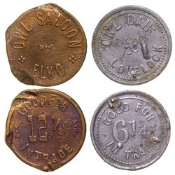 Two Owl tokens: Elko and Lovelock