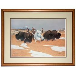 A New Medicine Robe, Roye Signed Print