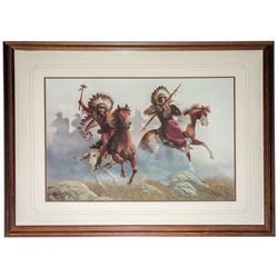 War Cry DeHaan Signed Lithographic Print