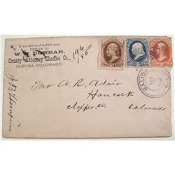 Cleora corner cover with Salida cancel