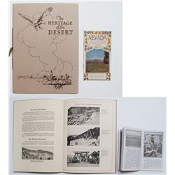 Two booklets making the desert appealing