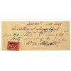 Image 1 : Bullion and Exchange Bank Check signed by Nevada's most famous early Comstock citizen William Stewar