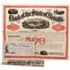 Image 1 : Two Early Nevada State Documents (Bond & State of NV Check)