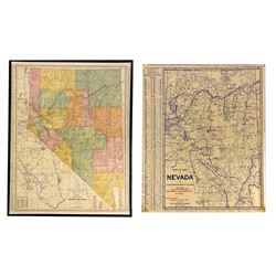 Nevada State Maps (Clason & Rand McNally)