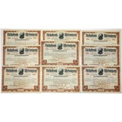 Nicholson File Company Stock Certificates (9)