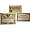 Image 1 : Three Unusual Stock Certificates- 1920's