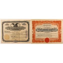 Lot of 2: Oatman Stock Certificates