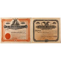 Lot of 2: Colorado Mining Stock Certificates