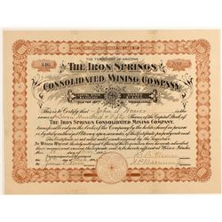 The Iron Springs Cons. Mining Company Stock