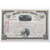 Image 1 : Moulton Mining Company stock with W. A. Clark signature