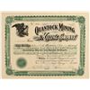 Image 1 : Quantock Mining and Milling Company Stock Certificate
