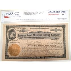 Tonopah Gold Mountain Mining Company stock