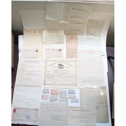 Lot of 20+ Pieces of Comstock Ephemera