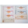 Image 1 : Lot of 5 Virginia City Checks with Revenue Stamps