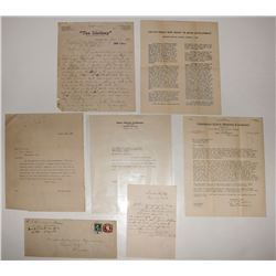 Lot of 7 Pieces of Mining Correspondence