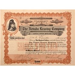 Nevada Leasing Company Stock