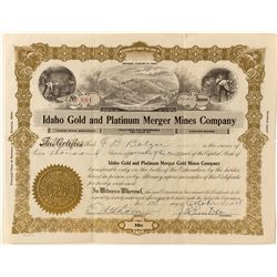 Platinum Mining Co. Stock Certificate