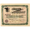 Image 1 : Central Gold & Copper Co. Stock Certificate 1902